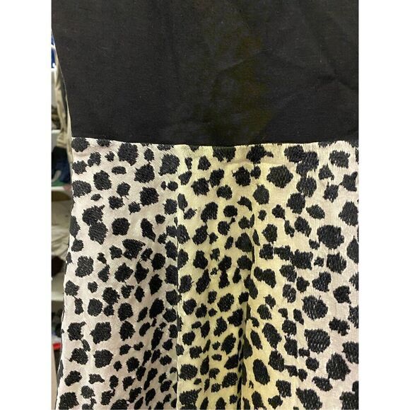 Diane von Furstenberg Jeannie Leopard Dots Combo Dress - Picture 3 of 6